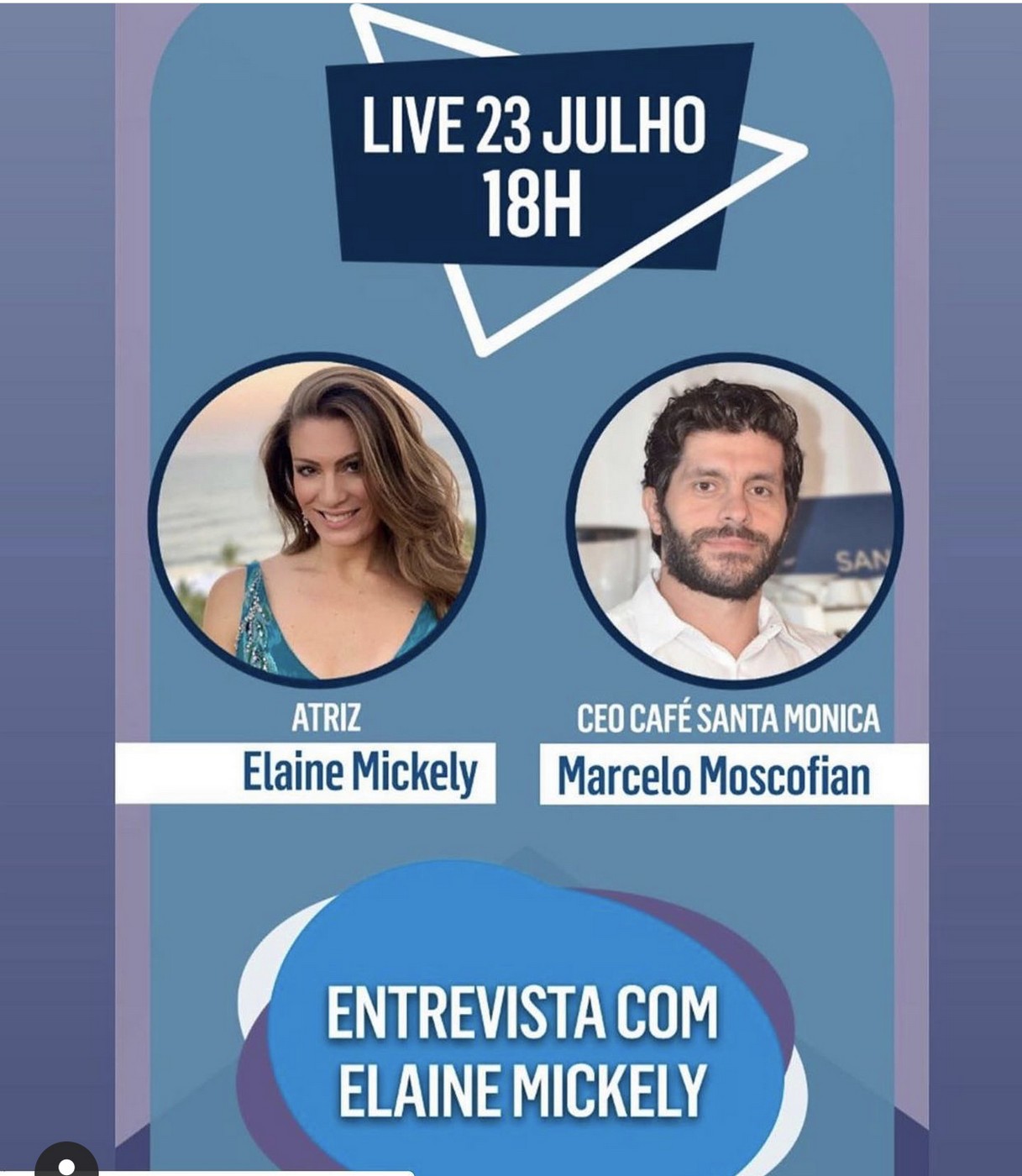 Capa de Live Elaine e Marcelo