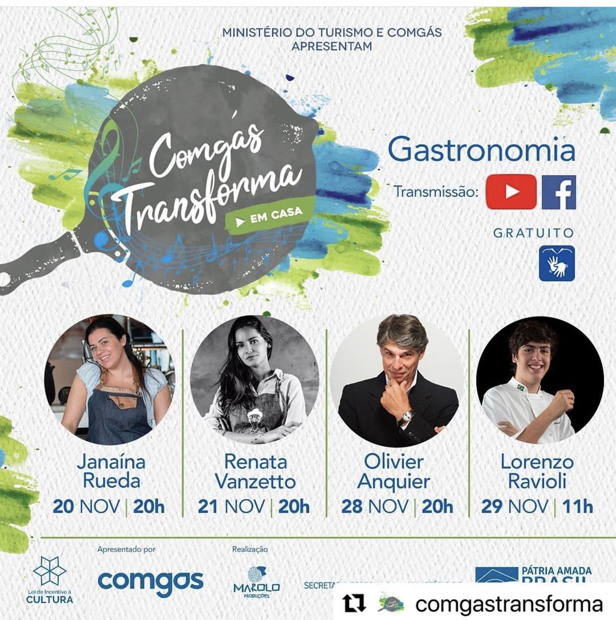 Capa de Evento Congas Transforma