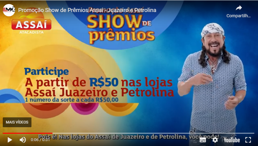 Capa de Promoção Show de Prêmios Assai – Juazeiro e Petrolina